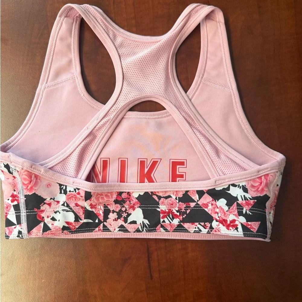 Nike Girls Floral Sports Bra, reversible
